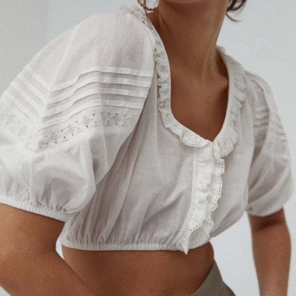 Rouje Carrie crop top